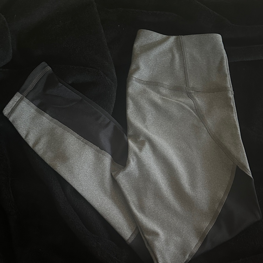 Under Armour Gray and Black Track Pants